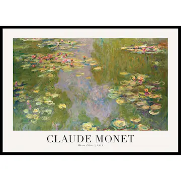Poster Gallerix Water Lilies Landscape 1919 By Claude Monet