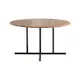 Utebord Comfort Garden Lines Runt 140 cm Akacia/Svart