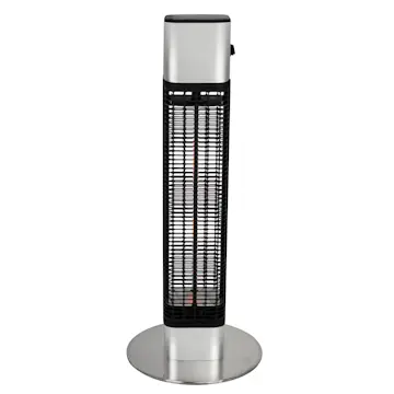 Terrassvärmare Home it Fristående Svart/Rostfritt Stål 1200W