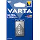 Batteri VARTA Ultra Litium 9V 1-Pack