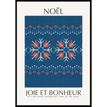 Poster Gallerix Noel Blue No2