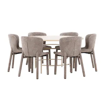 Matgrupp Venture Home Copenhagen Ø140 cm med 6st Astoria Matstolar