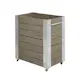 Blomlåda PLUS Cubic Gråbrun 87x50x95 cm