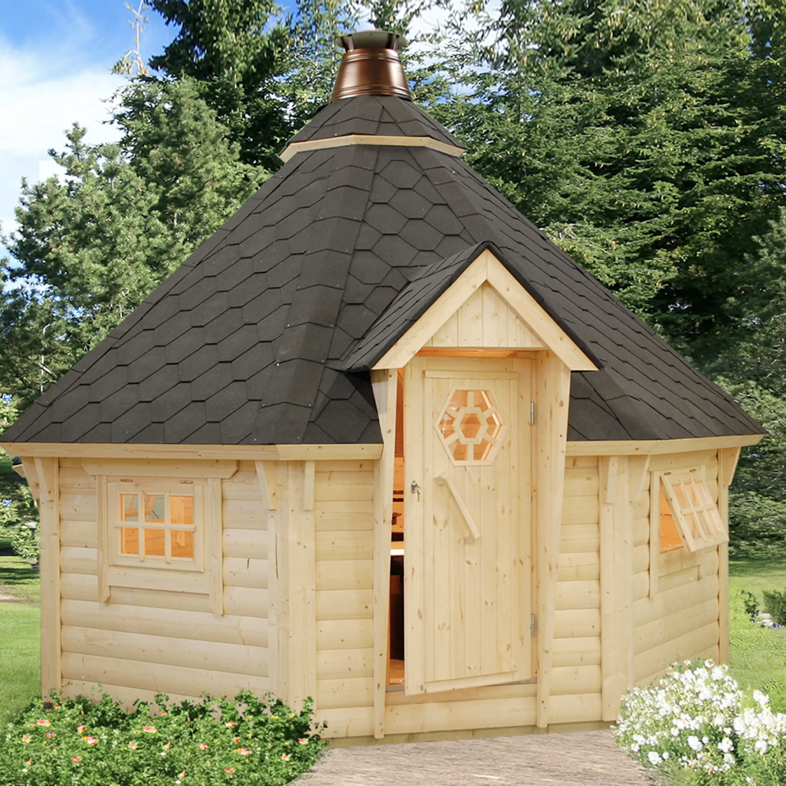 Bygga grillstuga byggsats