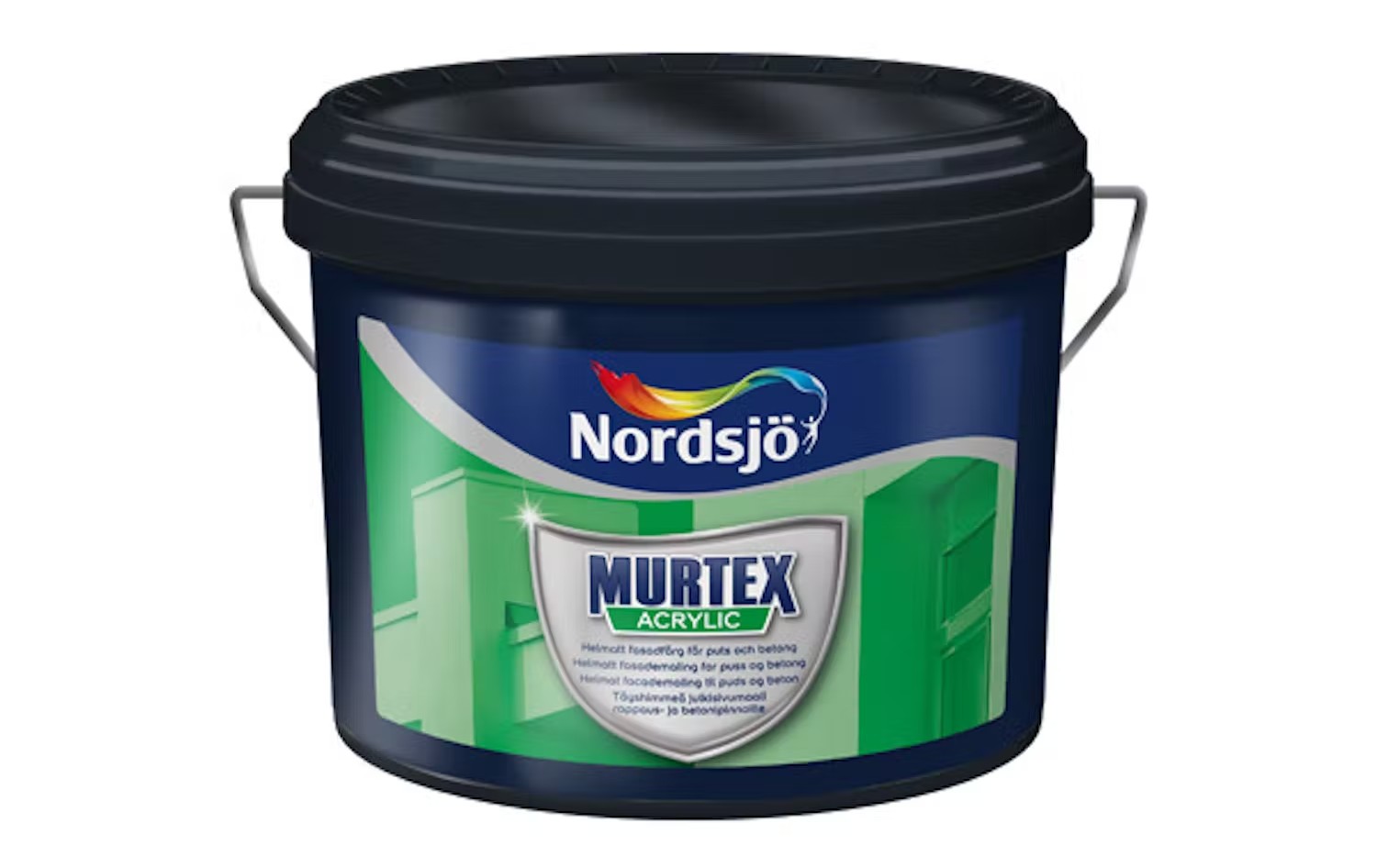 Måla på betong - Fasadfärg