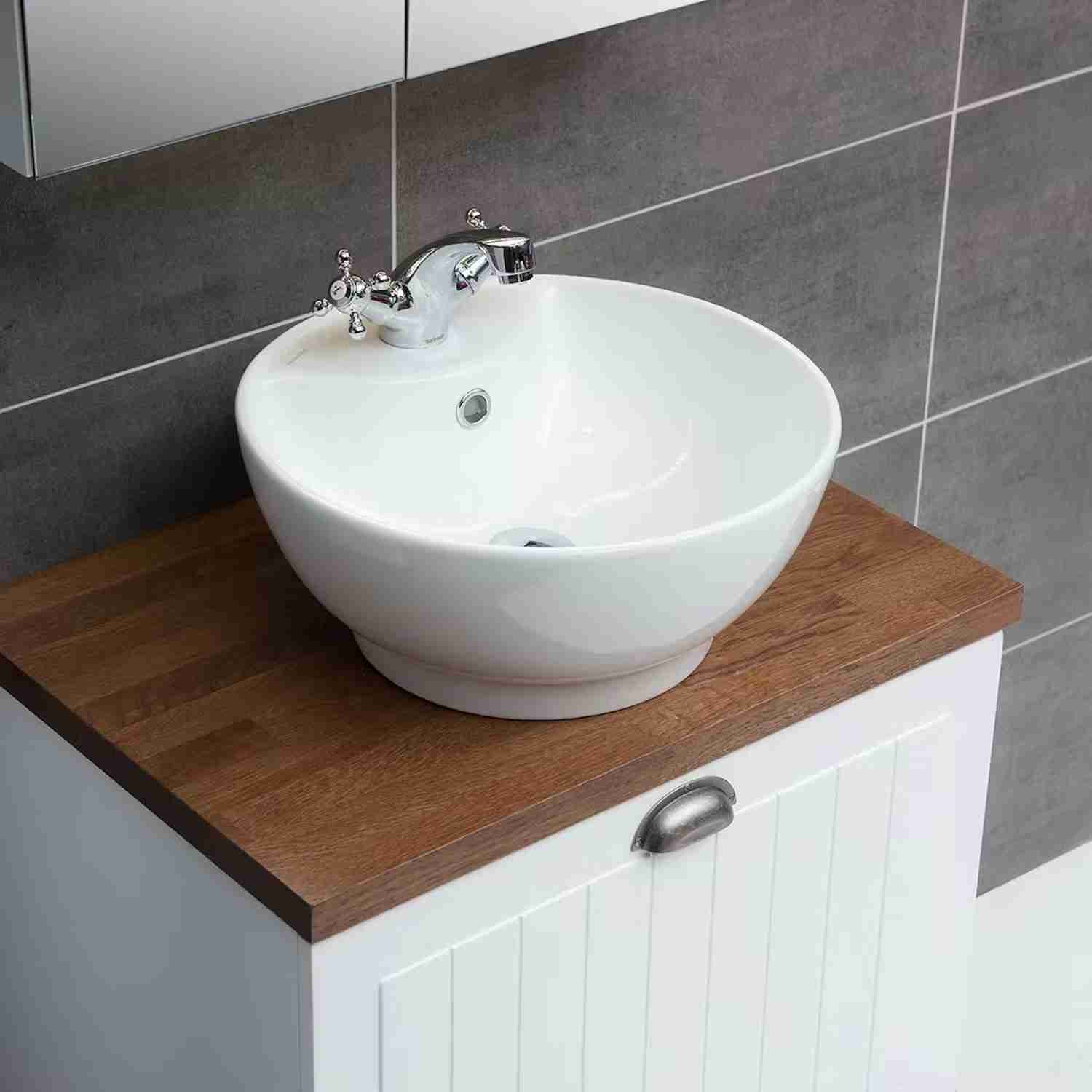 Lantligt badrum - Tvättställ 4AQUA Diamante