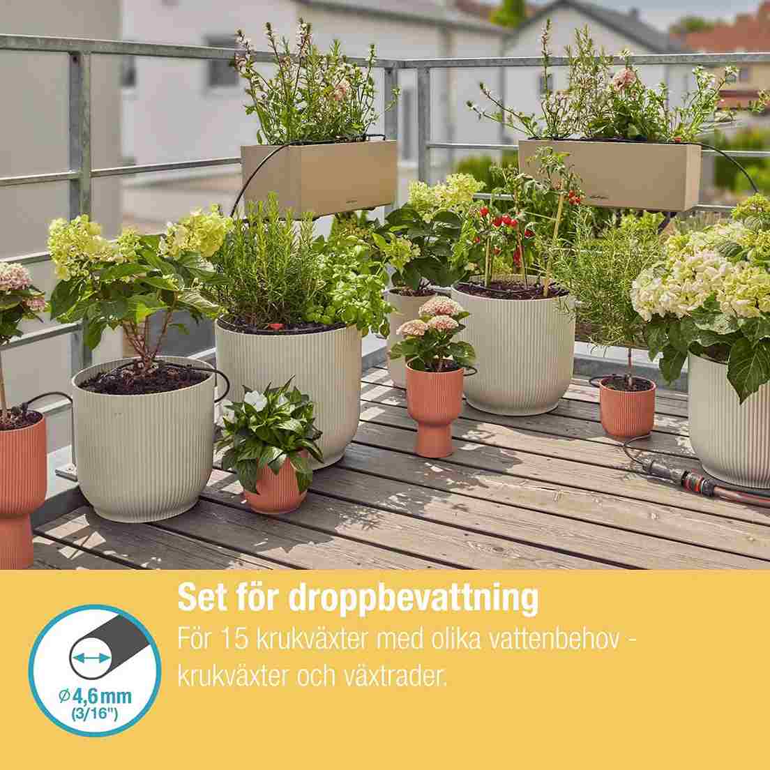 Droppslang - Startset Gardena Micro-Drip Terrass 30 Plantor
