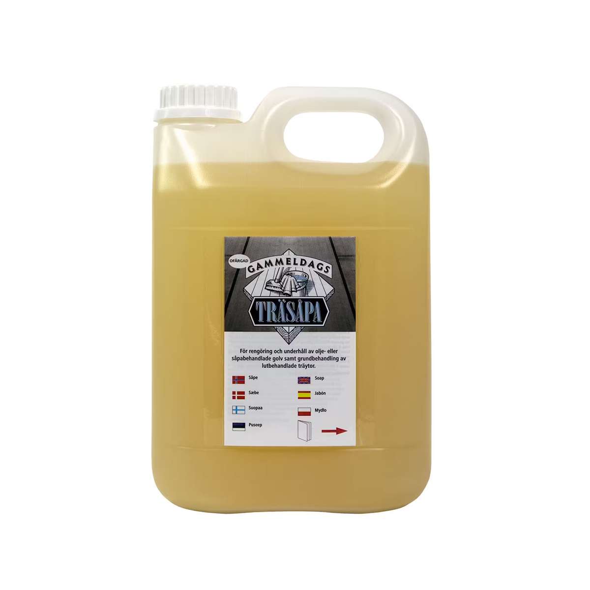 Bästa rengöringsmedel för golv - Träsåpa Gammeldags Ofärgad