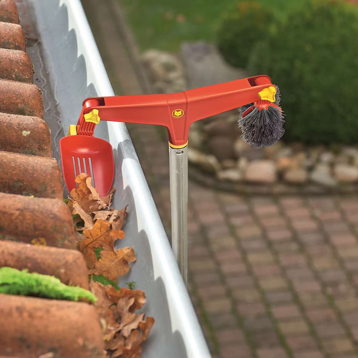 Rensa hängrännor - Takrännerensare WOLF-Garten GC-M Multi-Star