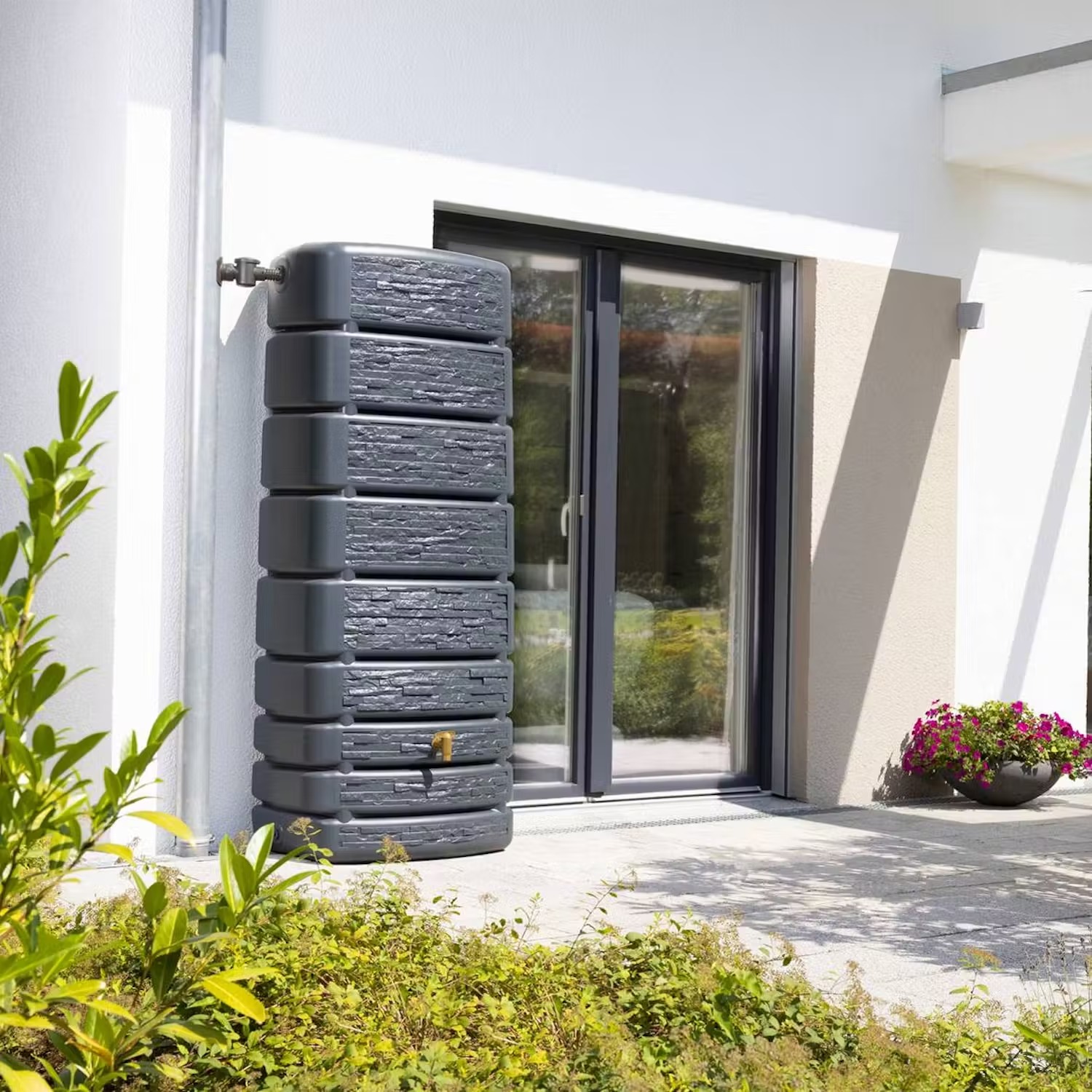 Samla regnvatten från stuprör