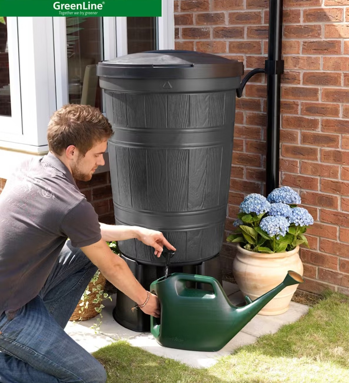 Samla regnvatten från stuprör