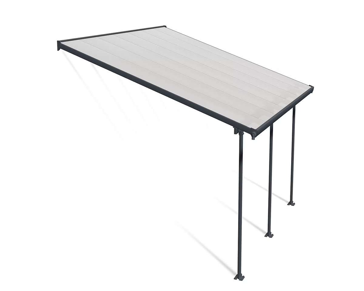 Populära altantak mot husvägg - terrasstak-canopia-by-palram-feria-4x42-m