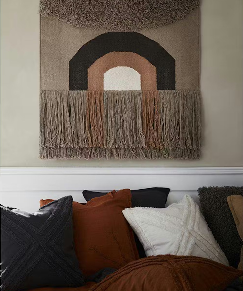 Dekorera vardagsrum - Väggbonad