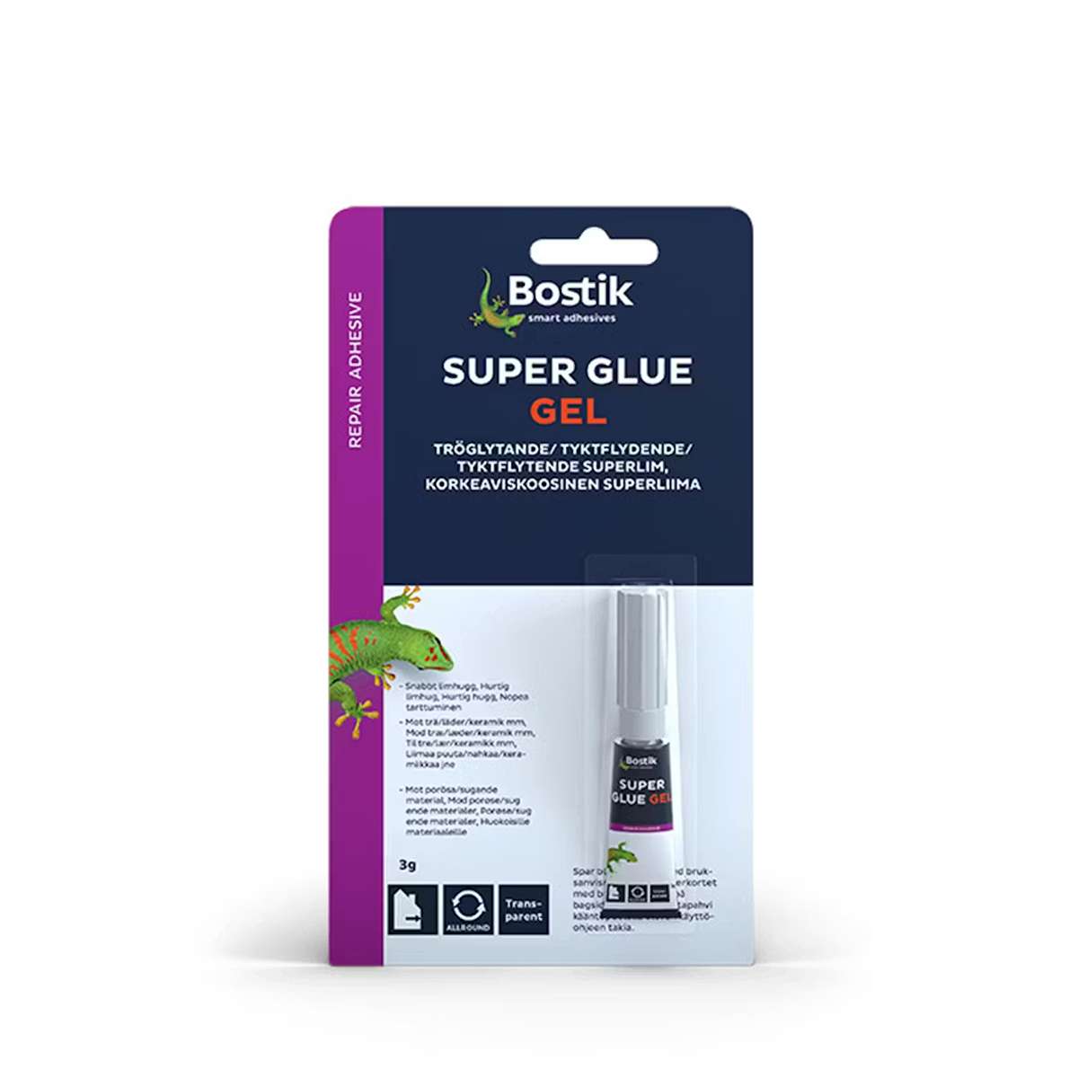 Bästa superlimmet - Superlim Bostik Super Glue Gel