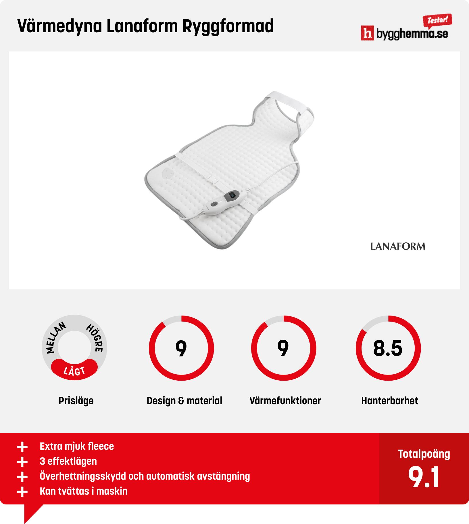 Värmedyna nacke bäst i test