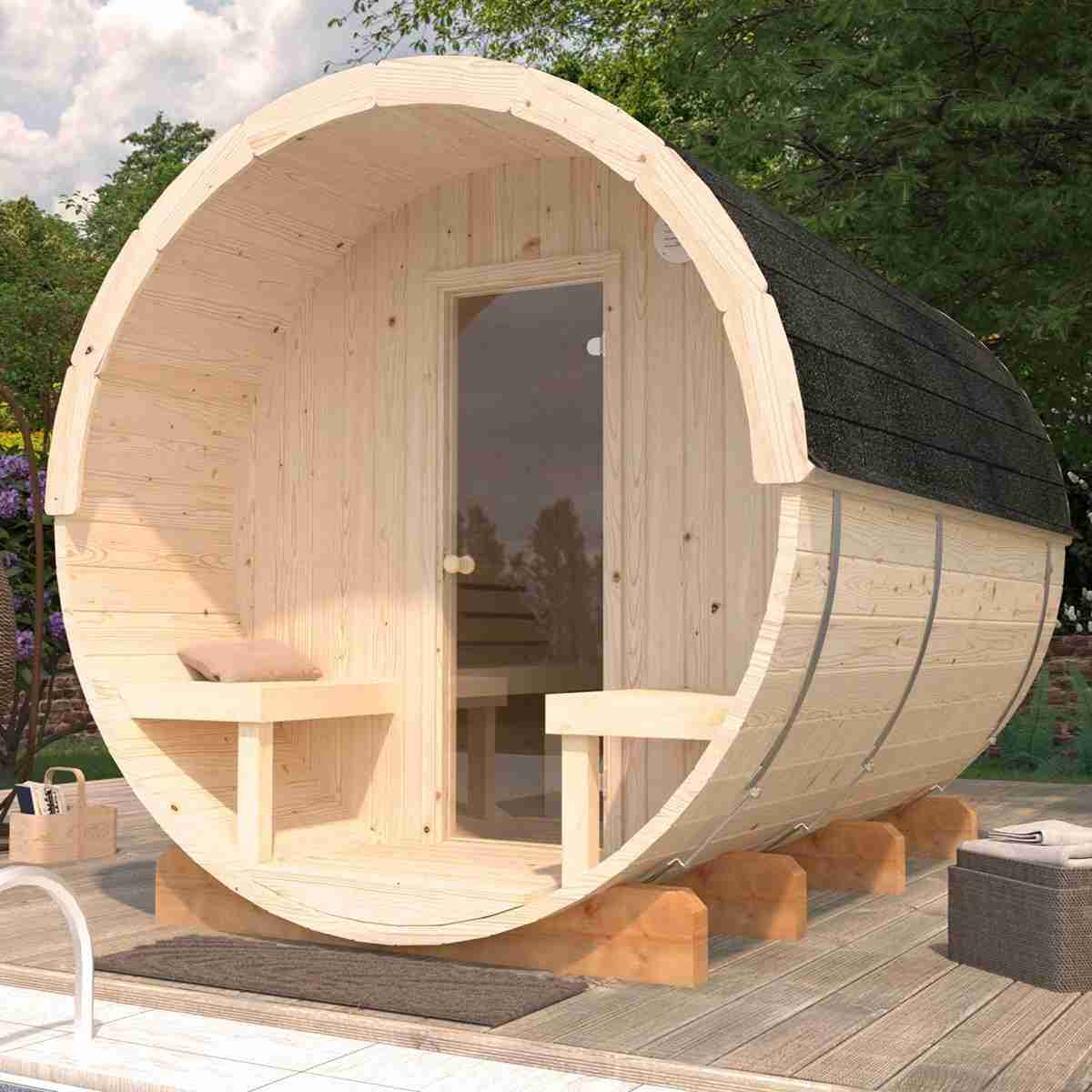 Bastustuga med relax - Bastutunna Palmako Anita 6,4 m²