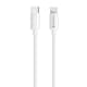 USB-C Champion till Lightning Kabel 2m Vit