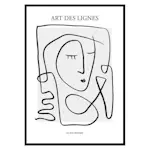 Poster Gallerix Art De Lignes No3
