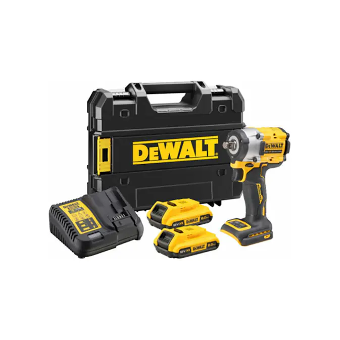Mutterdragare DeWalt DCF921D2T 18V 2x2,0 Ah 1/2" XR TSTAK