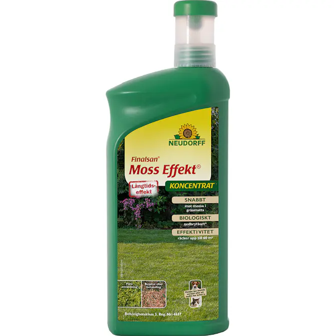 Mossbekämpning Neudorff Ogräsbekämpning Effekt Koncentrat, Biologiskt Nedbrytbar 1L