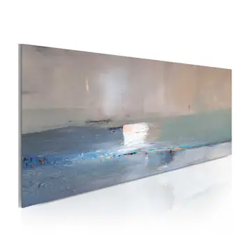 Handmålad Tavla Arkiio Första Vågen 100x40