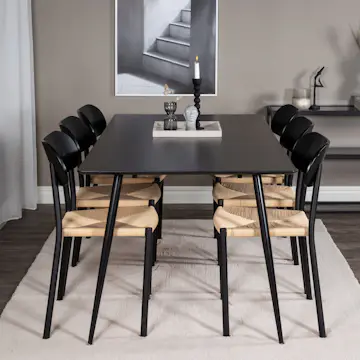 Matgrupp Venture Home Silar med 6st Polly Stolar