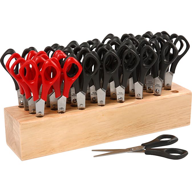 Skolsaxar Creativ Company med Hållare L: 14 cm Rund 1 Set