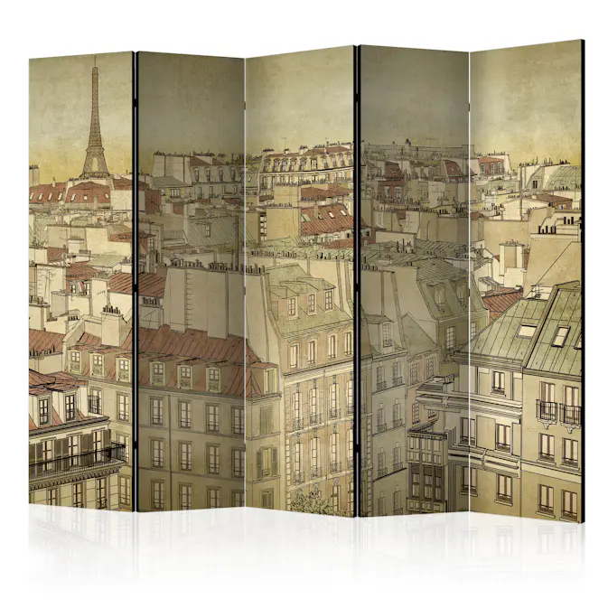 Rumsavdelare Skärmvägg Arkiio Good Bye Paris! II 225x172 cm