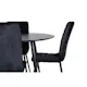 Matgrupp Venture Home Silvia med 4 Walerina Stolar Sammet