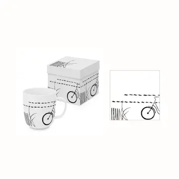 Gåvoset Paperproducts Design Atelier Atlantique Mugg 40 cl + Servett