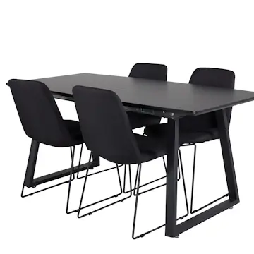 Matgrupp Venture Home Ina med 4 Muscot Stolar