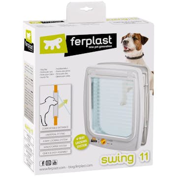 Kattlucka Ferplast Swing 11 Tunnel Vit