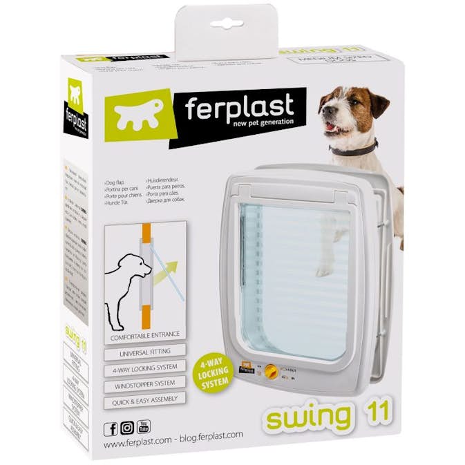 Kattlucka Ferplast Swing 11 Tunnel Vit