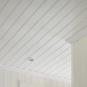 Panelskiva Moelven Regina Tak Pärlspont Dekor Vit S 0500-N 4 st/frp