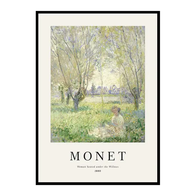 Poster Gallerix Monet Williows