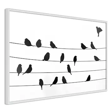 Poster Artgeist Affisch Bird Family