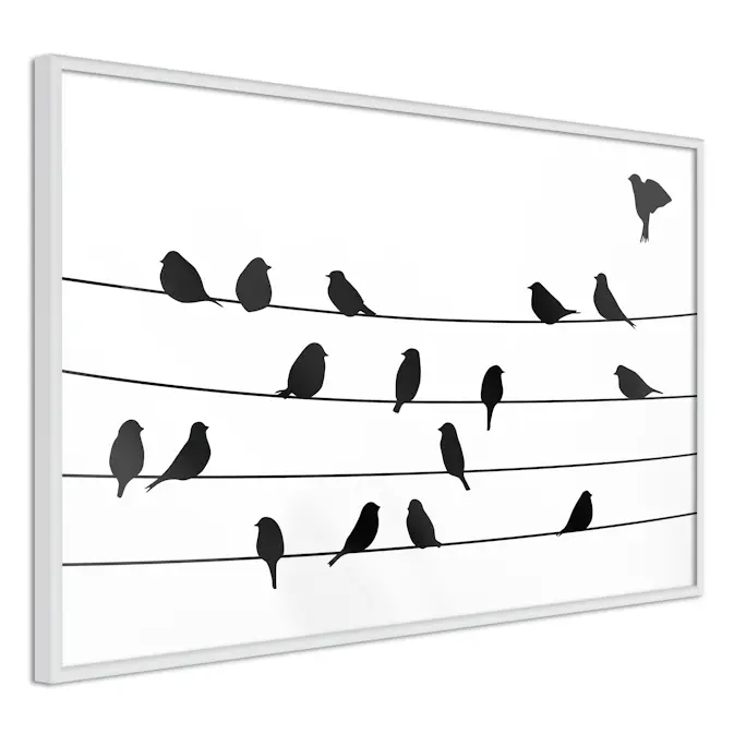 Poster Artgeist Affisch Bird Family