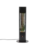 Terrassvärmare HORTUS 1800W Golvmodell inkl. Fjärrkontroll Svart