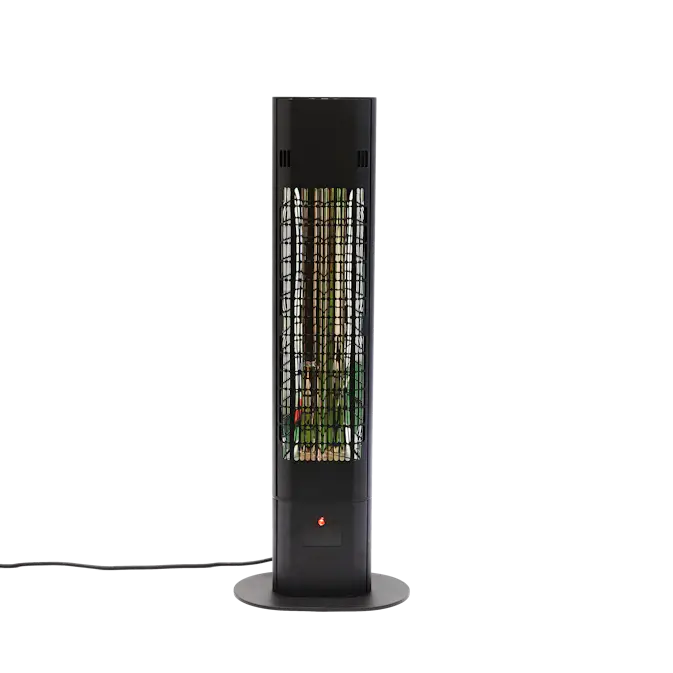 Terrassvärmare HORTUS 1800W Golvmodell inkl. Fjärrkontroll Svart