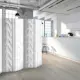 Rumsavdelare Skärmvägg Arkiio White Knit 135x172 cm