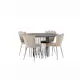 Matgrupp furniture/fashion Stone Ø120 cm med 4 Limhamn Light Stolar
