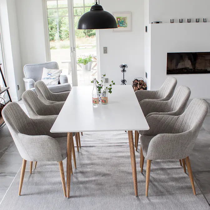 Matgrupp Venture Home Pontus Casper med 6 Stolar