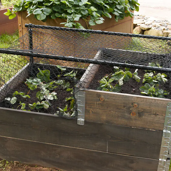 Plast- och näthöjare Flexigarden Grön