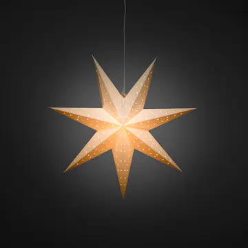 Adventsstjärna Gnosjö Konstsmide Hängande med Hål 60 cm