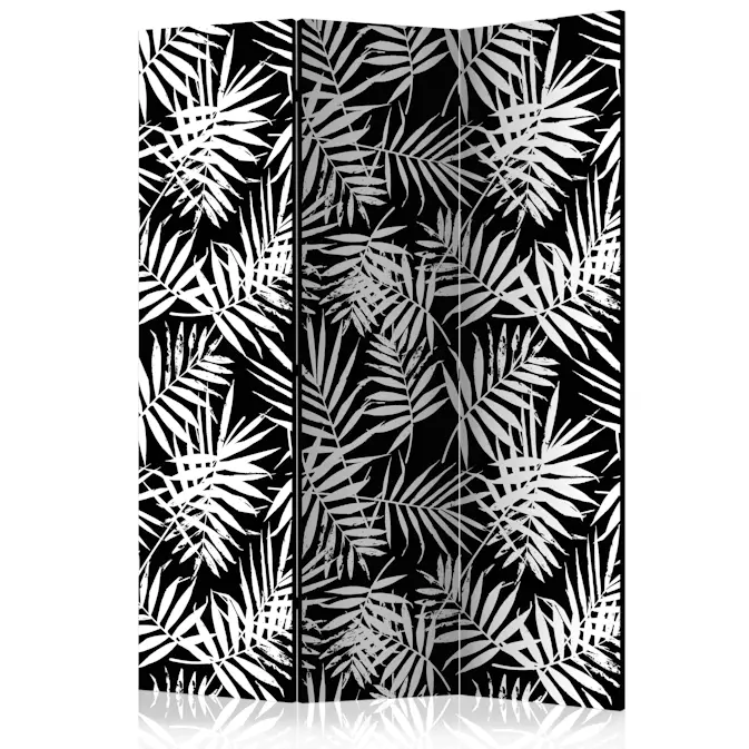 Rumsavdelare Skärmvägg Arkiio Black And White Jungle 135x172 cm