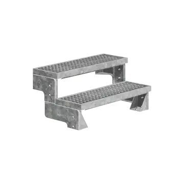 Trädgårdstrappa Dolle Gardentop Gallersteg utan Räcke