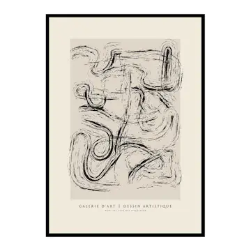 Poster Gallerix Dessin Artistique No4
