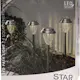 Solcellspollare Star Trading Palma LED Utebelysning med Sensor 4-pack