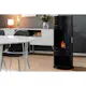Braskamin Arkiio Corbo Etanolkamin Fristående 112 cm Svart