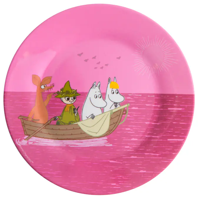 Barntallrik Rätt Start Mumin Hav Rosa